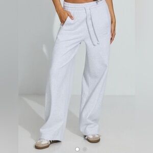 GARAGE wide leg sweatpants